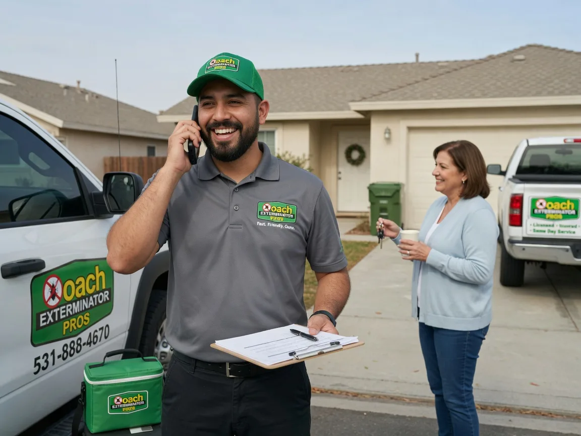 Pest Control Roach Exterminator Blue Rock, OH FAQs